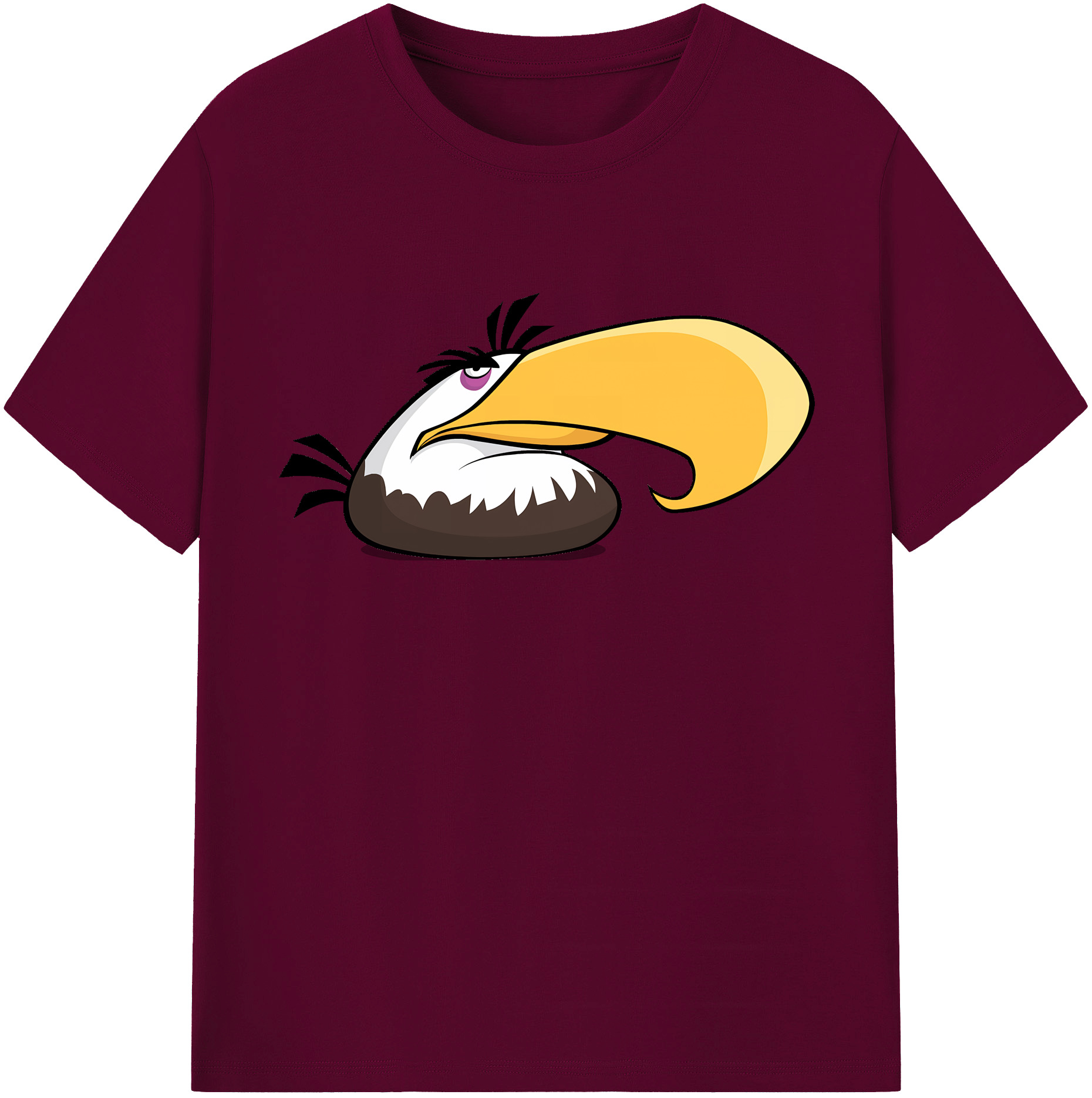 （画像用） Angry Birds アングリーバード レディースカジュアルプリントTシャツ（綿100％）